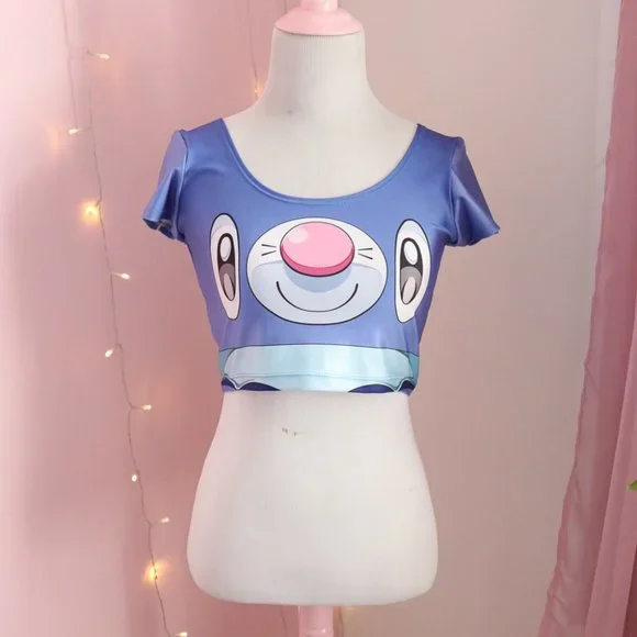 Living Dead Clothing Pokemon Popplio Crop Top - Picture 1 of 8